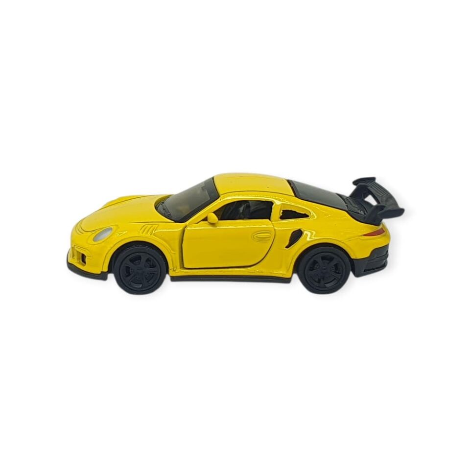 Çek Bırak Metal Küçük Arabalar 8 cm - 6411A-19 - Sarı (Lisinya)