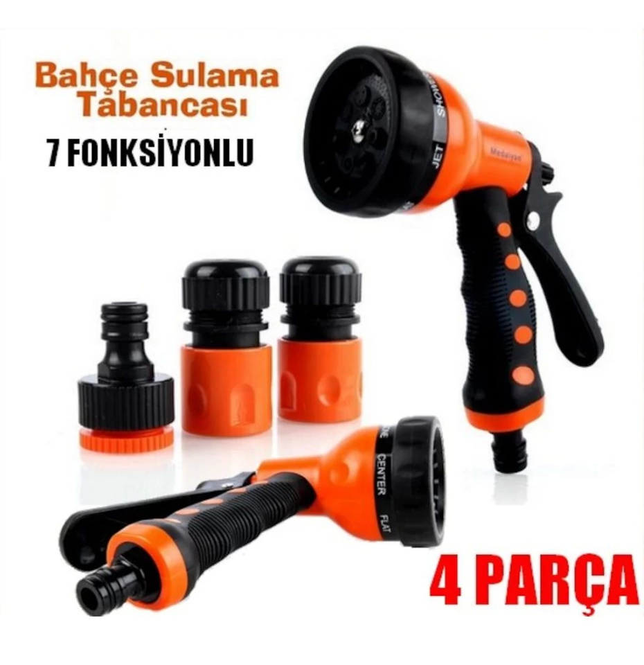 Medalyan Md-708 7 Fonksiyonlu Otomatik Bahçe Sulama Tabancası Set Fıskiye ( Lisinya )