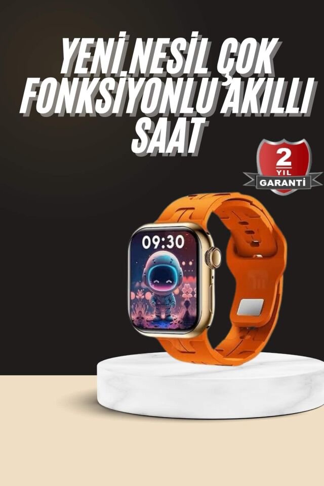 Akıllı Saat Android ve İOS Uyumlu Plastik Kordon Yeni Nesil - Lisinya