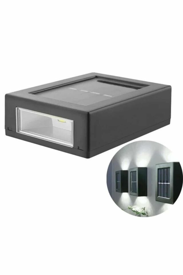 Dekoratif Duvar Lambası Solar Güneş Enerjili Bahçe Aydınlatması - Lisinya