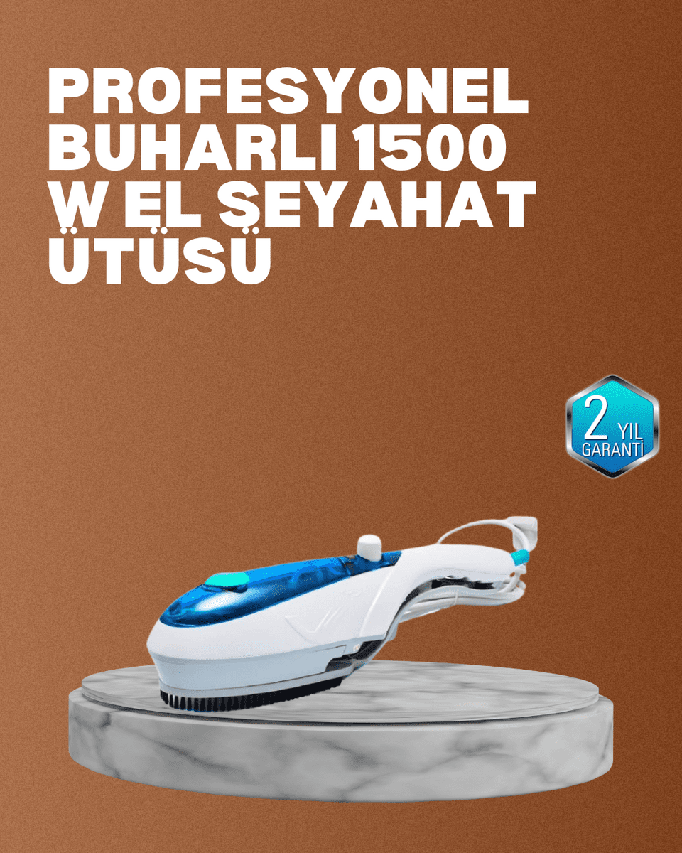 Seyahat Tipi Buharlı Ütü Portatif Kırışıklık Açıcı