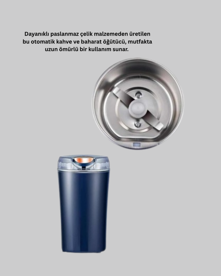 Otomatik Kahve ve Baharat Öğütücü Paslanmaz Çelik Yedek Bıçaklı - Lisinya