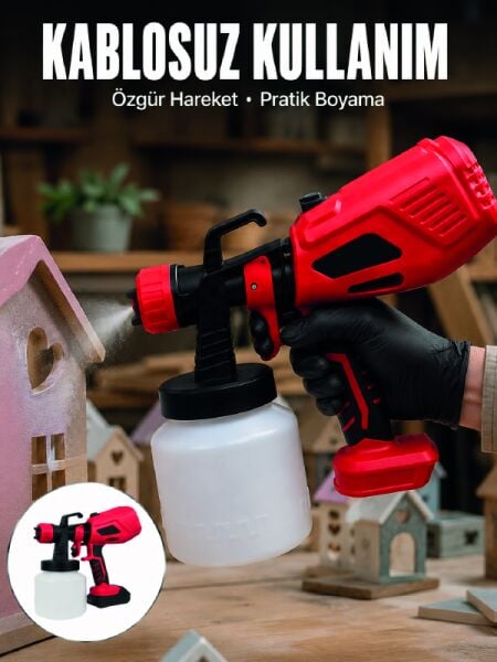 21V Güçlü Motor ile Profesyonel Boyama Performansı - Lisinya