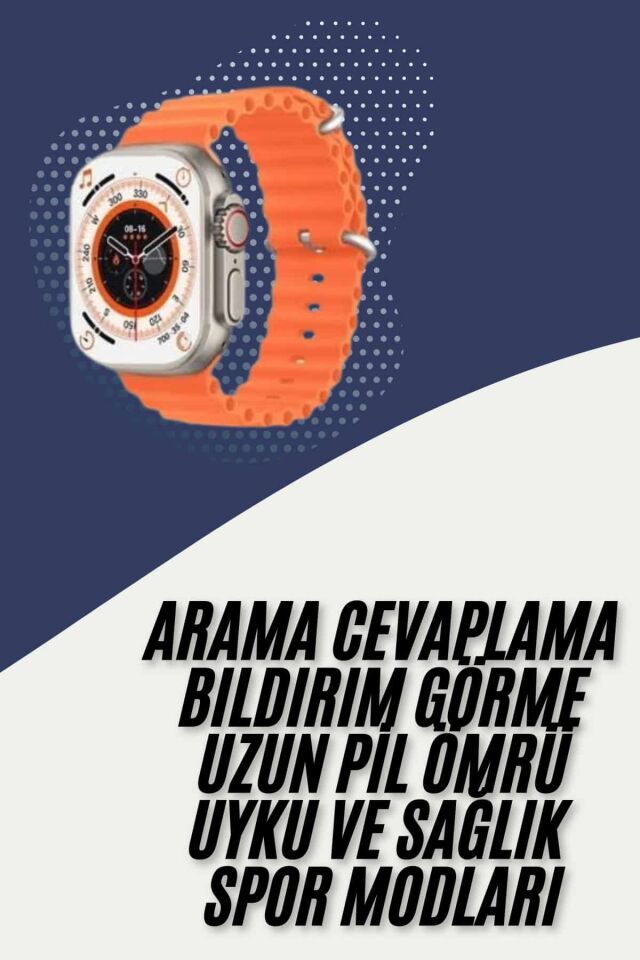 2025 Model Akıllı Saat Çift Kordon Ios Ve Android Arama Cevaplama Sesli Asistan - Lisinya