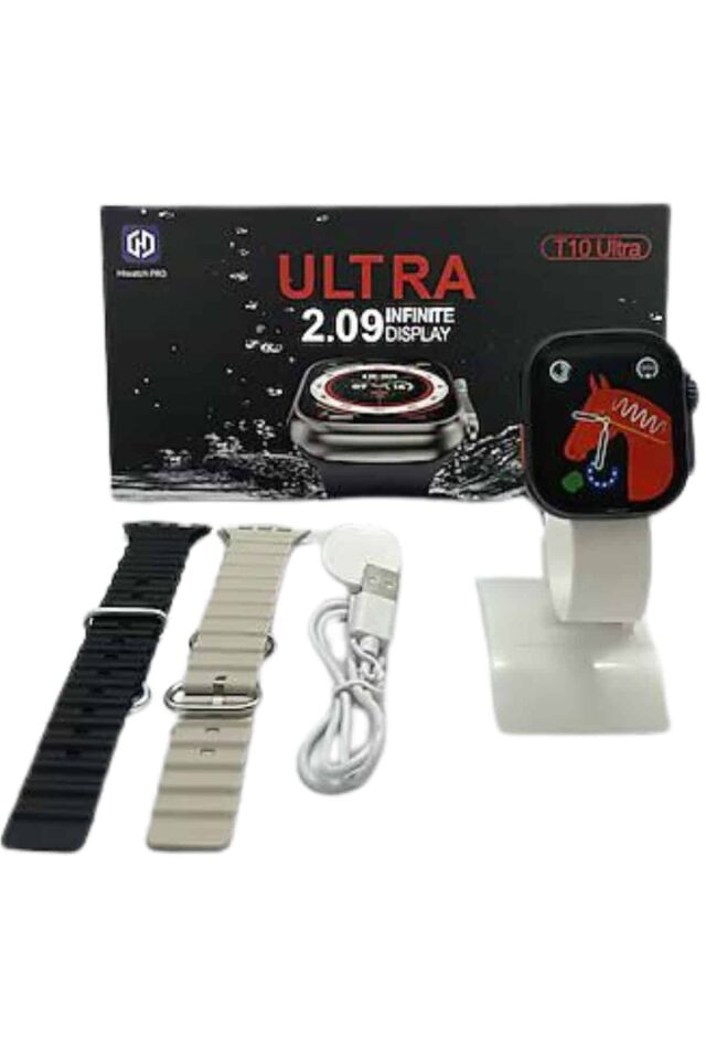 Akıllı Saat Sağlık Takibi Kalp Atışı Adımsayar Ultra Yeni Nesil nefes Egzersizi - Lisinya