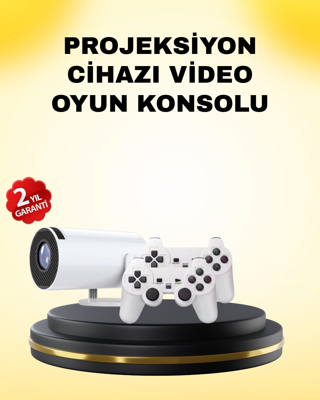 Film Dizi ve Oyun İçin Taşınabilir Kablosuz Mini Projeksiyon - Lisinya