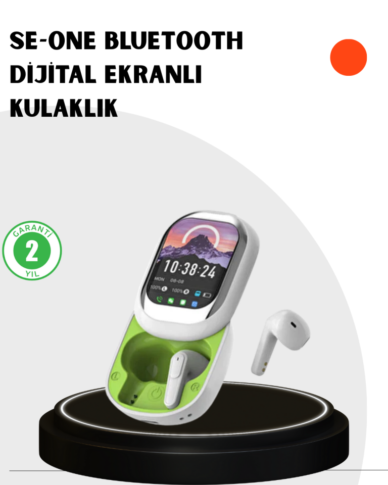 YamanHobi Bluetooth 5.4 Kulaklık Dokunmatik Ekranlı ANC Destekli