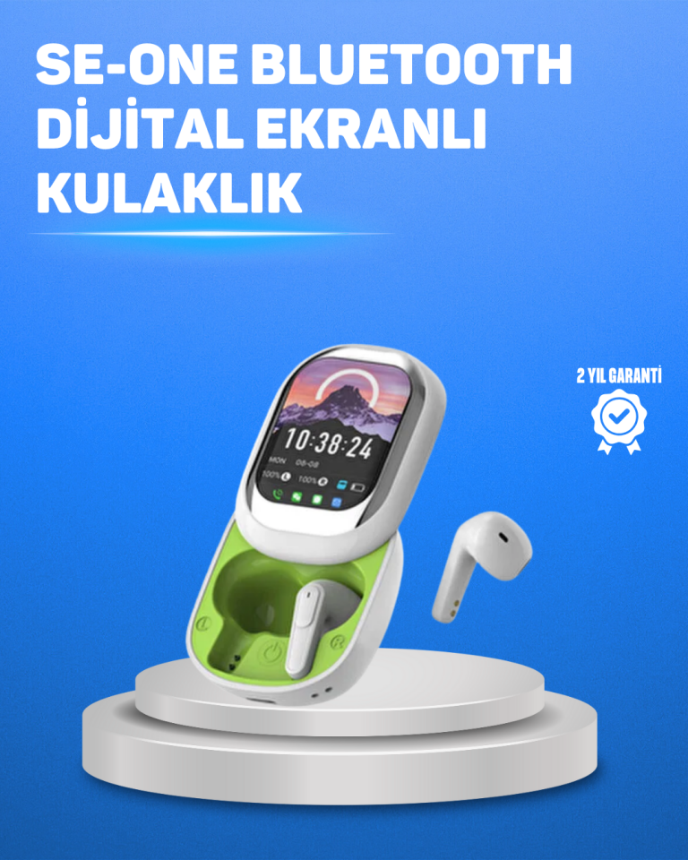 YamanHobi Bluetooth 5.4 Kulaklık Dokunmatik Ekranlı ANC Destekli