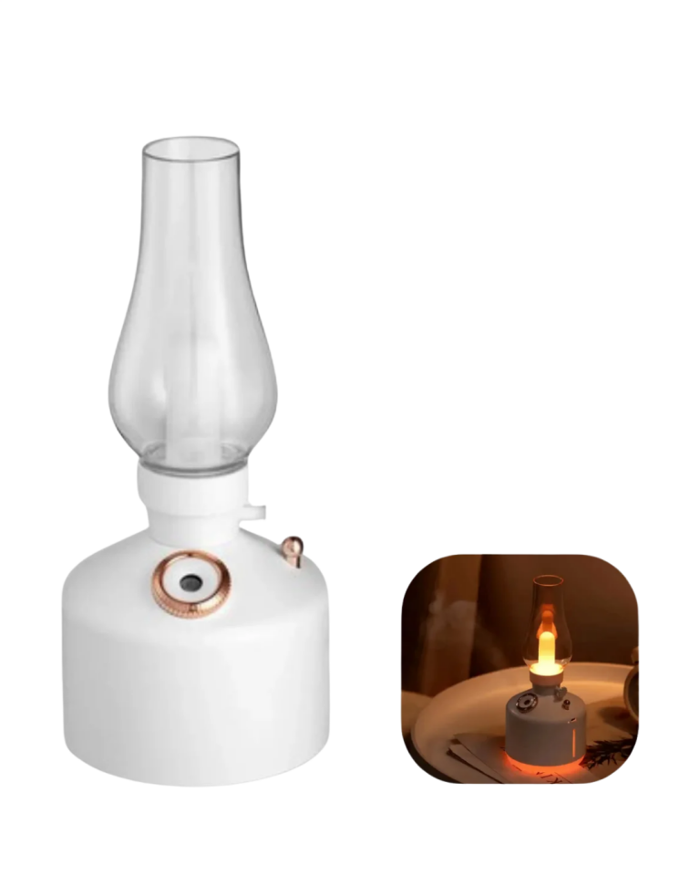 USB Şarjlı Gaz Lambası Modeli Nano Mist Aromaterapi Nemlendirici 280 ml - Lisinya