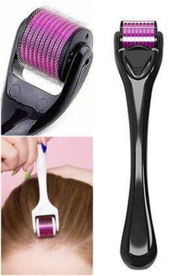 540 Iğneli Derma Roller 1Mm Titanyum Uçlu Saç Kaş Serum Kullanımına Uygun - Lisinya