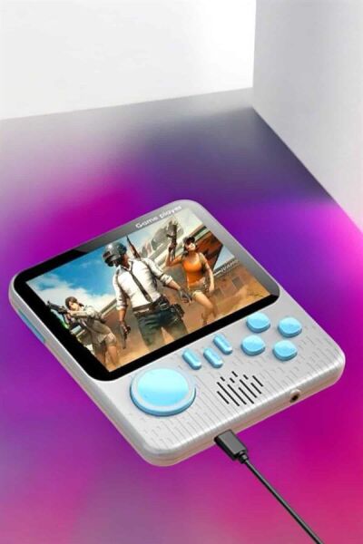 El Atarisi 3.5 inç Ekran Çift Konsol 666 Adet Retro Oyun Gamepad