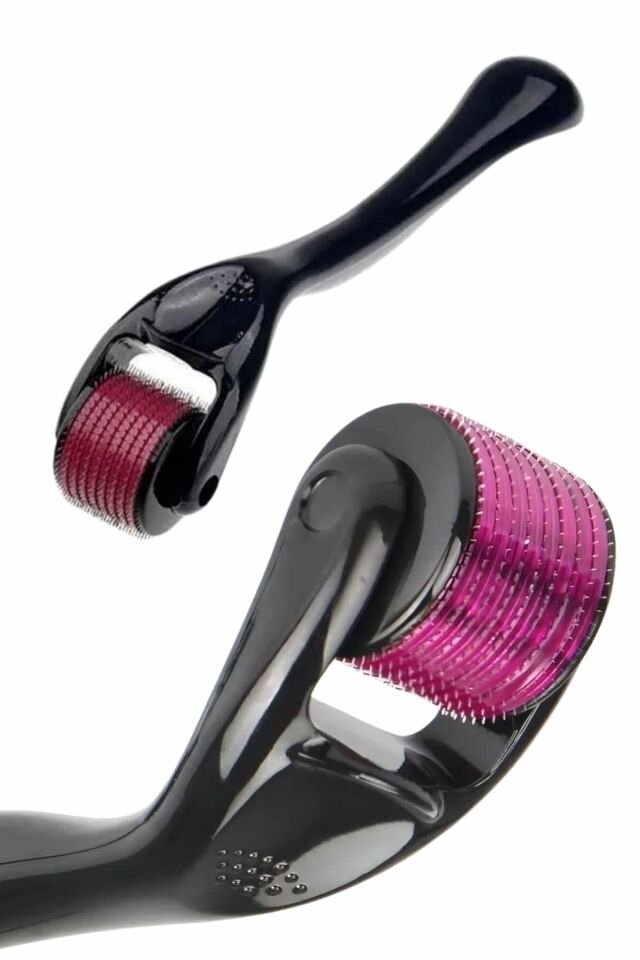 Titanyum Uçlu Derma Roller 540 İğneli 1 mm Gözenek Azaltıcı Akne İzlerine Uygun - Lisinya