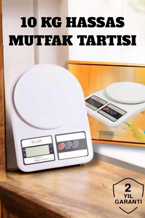 Net LCD Ekran ve Otomatik Kapanma Özelliği ile Uzun Ömürlü Dijital Mutfak Tartısı - Lisinya