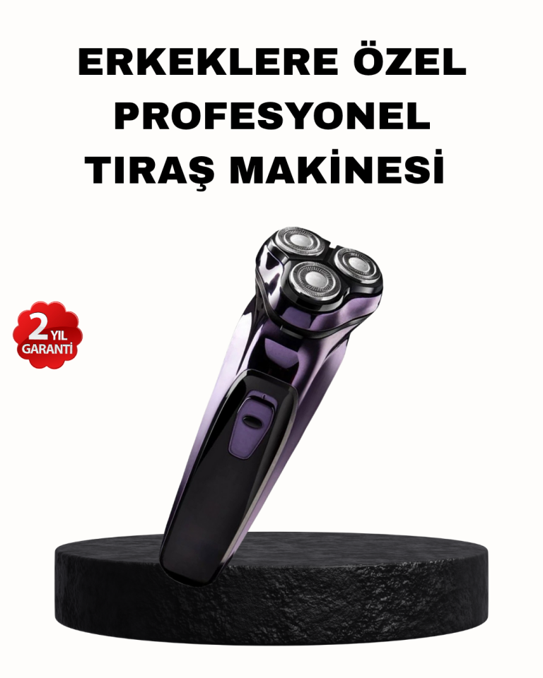Şarjlı Saç ve Sakal Tıraş Makinesi Kablosuz Kompakt Tasarımlı - Lisinya