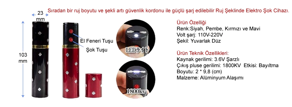 Ruj Şeklinde El Feneri ( Lisinya )