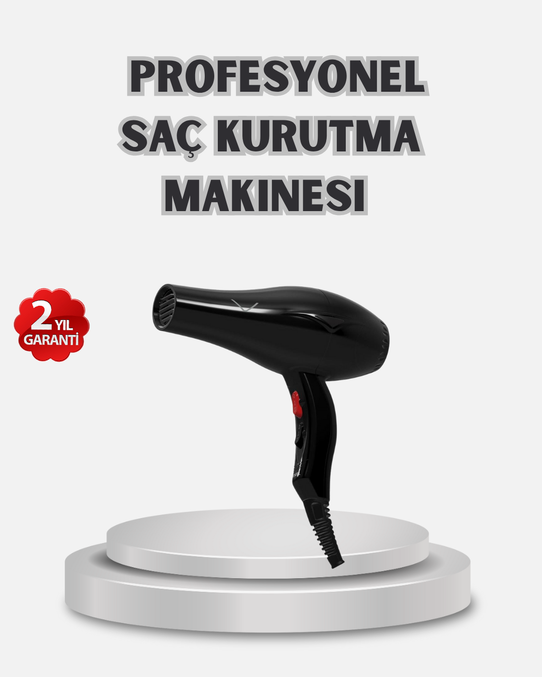 2200W AC Motor Saç Kurutma Makinesi Hafif ve Dayanıklı Tasarımlı - Lisinya