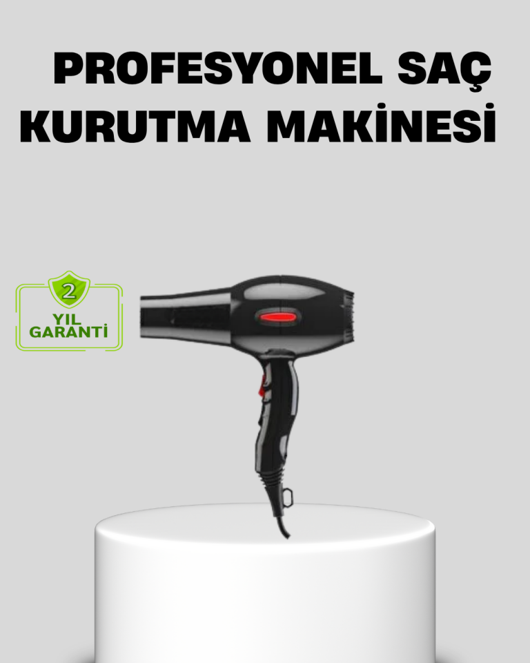 2200 Watt Profesyonel Saç Kurutma Makinesi AC Motorlu Yüksek Performanslı - Lisinya