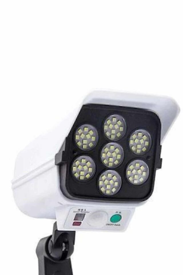 Kamera Görünümlü Led Lamba Dönebilen Bahçe Aydınlatması Duvar Lambası - Lisinya