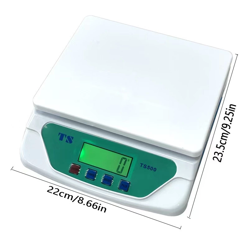 TS-500 Dijital Terazi - LCD Ekran, Dara Alma, Sayım Fonksiyonlu, Yüksek Hassasiyetli Tartım Cihazı ( Lisinya )