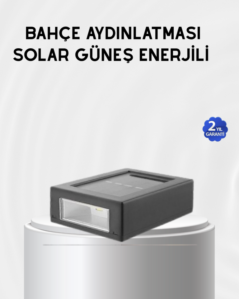 YamanHobi Solar LED Aplik Otomatik Sensörlü Dış Mekan Duvar Lambası
