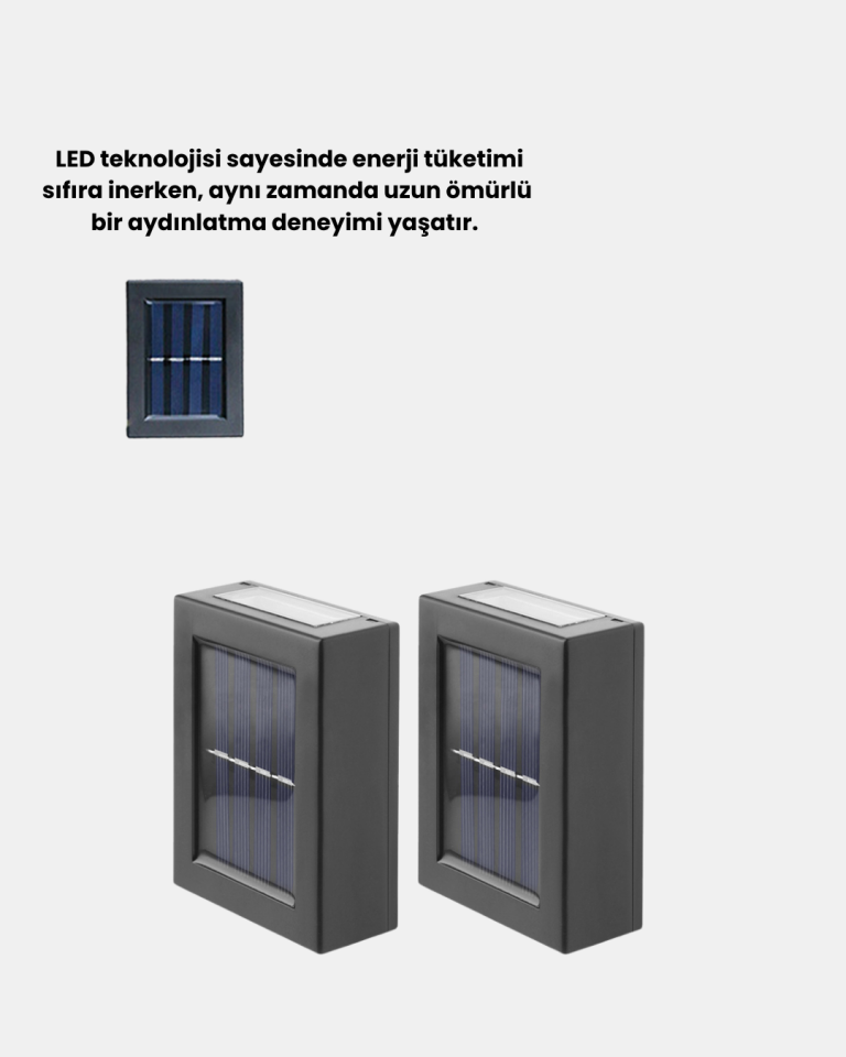 Güneş Enerjili Su Geçirmez Bahçe Apliği Uzun Ömürlü LED’li - Lisinya