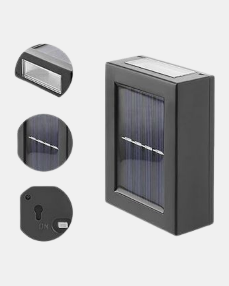 Solar Dış Mekan Aplik Su Geçirmez Dayanıklı LED Aydınlatmalı - Lisinya