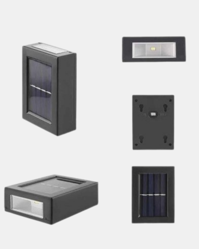 Solar Dış Mekan Aplik Su Geçirmez Dayanıklı LED Aydınlatmalı - Lisinya