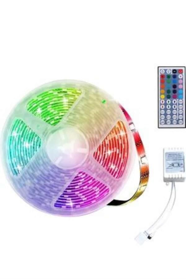 RGB Neon Şerit Led Lamba 10 Metre İç Mekan Tasarımına Uygun - Lisinya