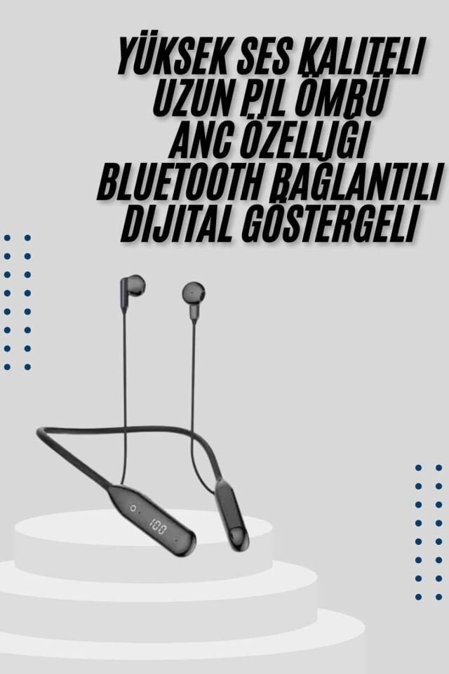 Bluetooth Kulaklık Kablolu Android ve İOS Uyumlu ANC Özellikli 100 saat sarj - Lisinya