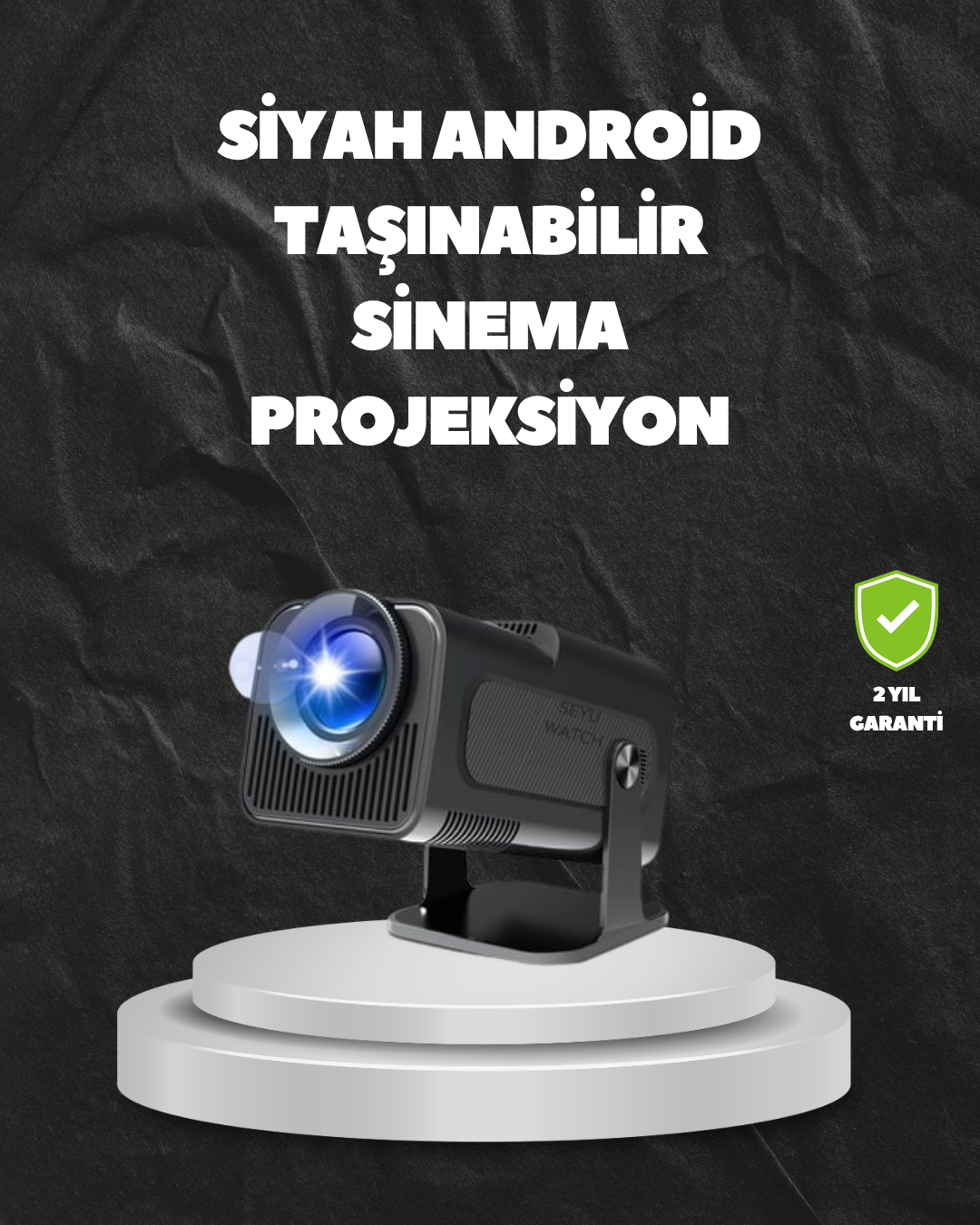 WiFi6 ve Bluetooth 5.0 Teknolojili Kablosuz Bağlantı Özellikli Projektör - Lisinya