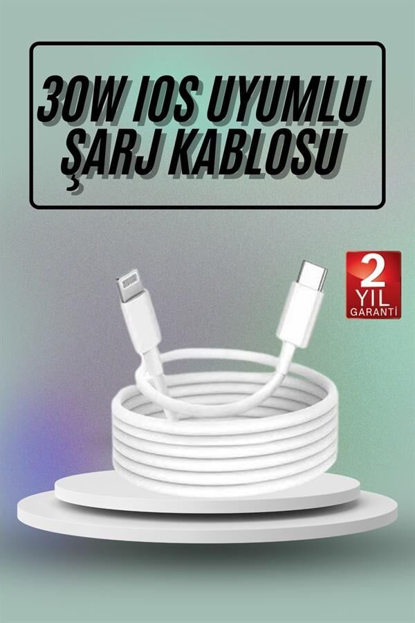 YamanHobi 30W Hızlı Şarj Adaptörü iPhone ve iPad Uyumlu Lightning Destekli Şarj Cihazı