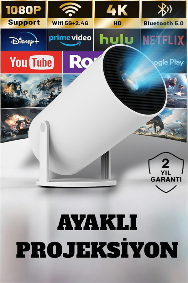 HDMI ve Full HD Teknolojili 160 ANSI Lümen Kablosuz Projeksiyon - Lisinya